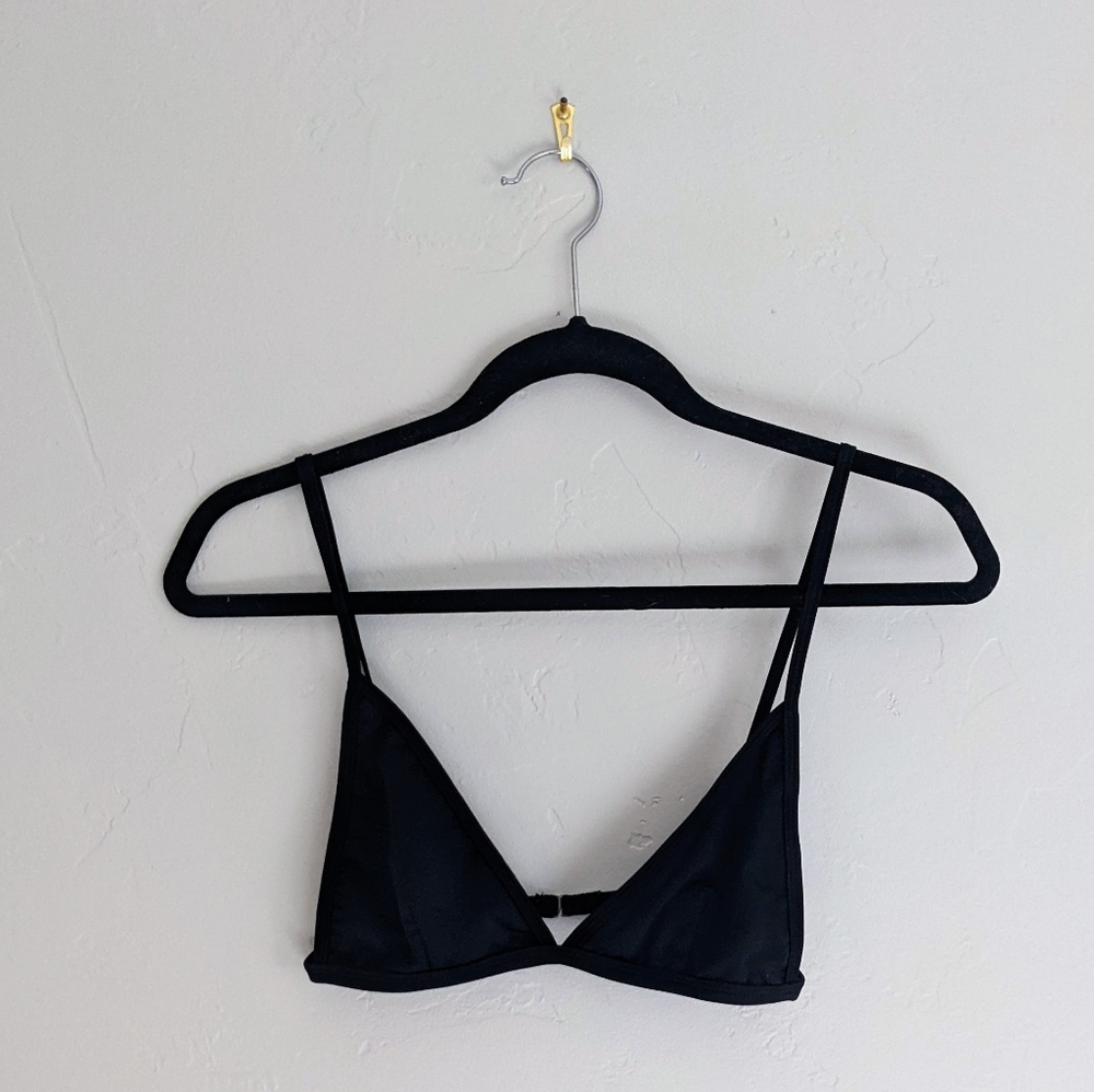 Anine Bing Black Bikini Top